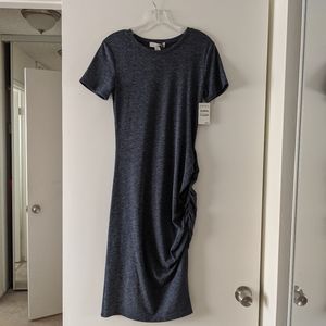 NWT soft stretch jersey dress - navy
